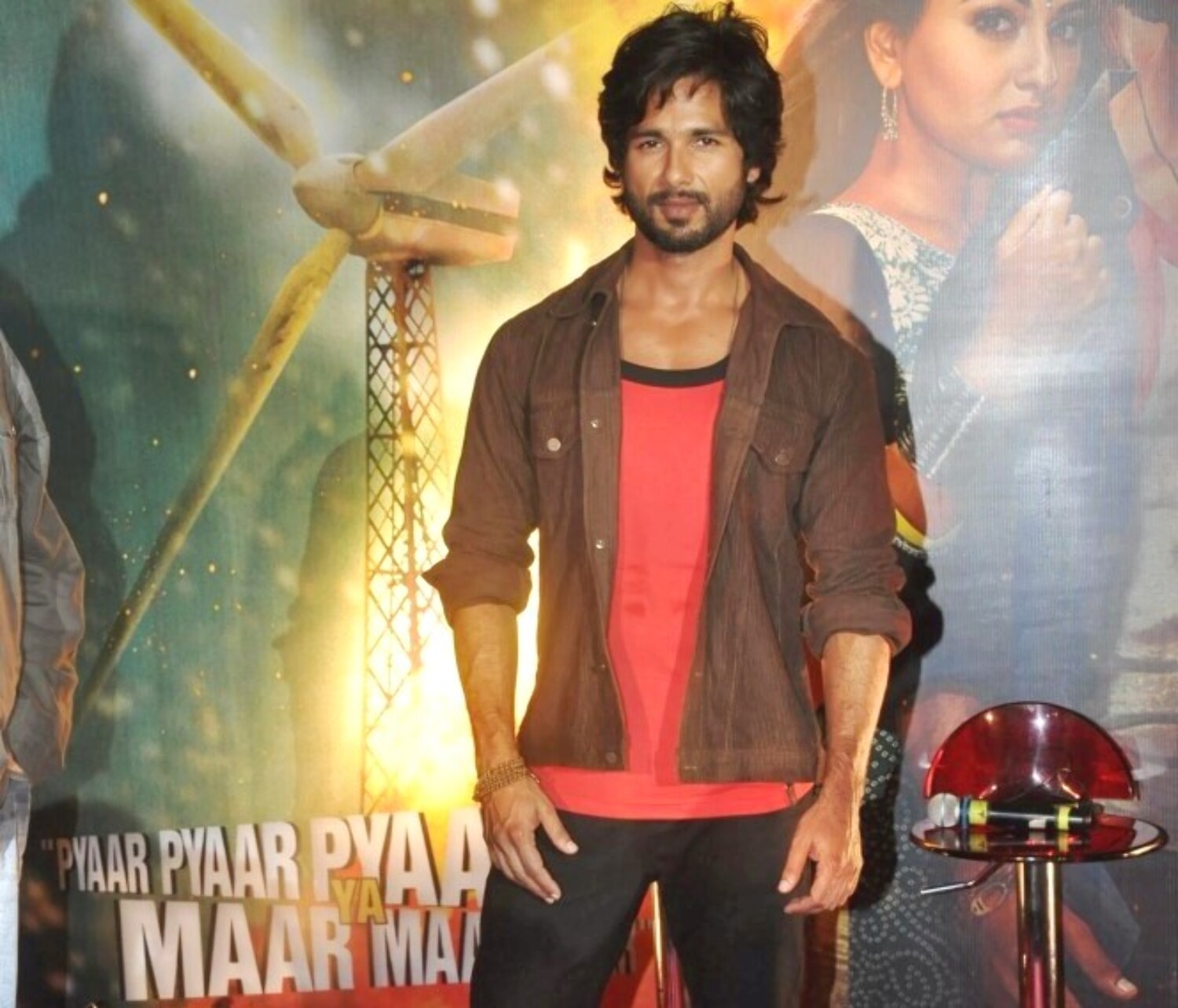 Shahid Kapoor At The First Look Launch Of Film R Rajkumar 3 : Rediff ...