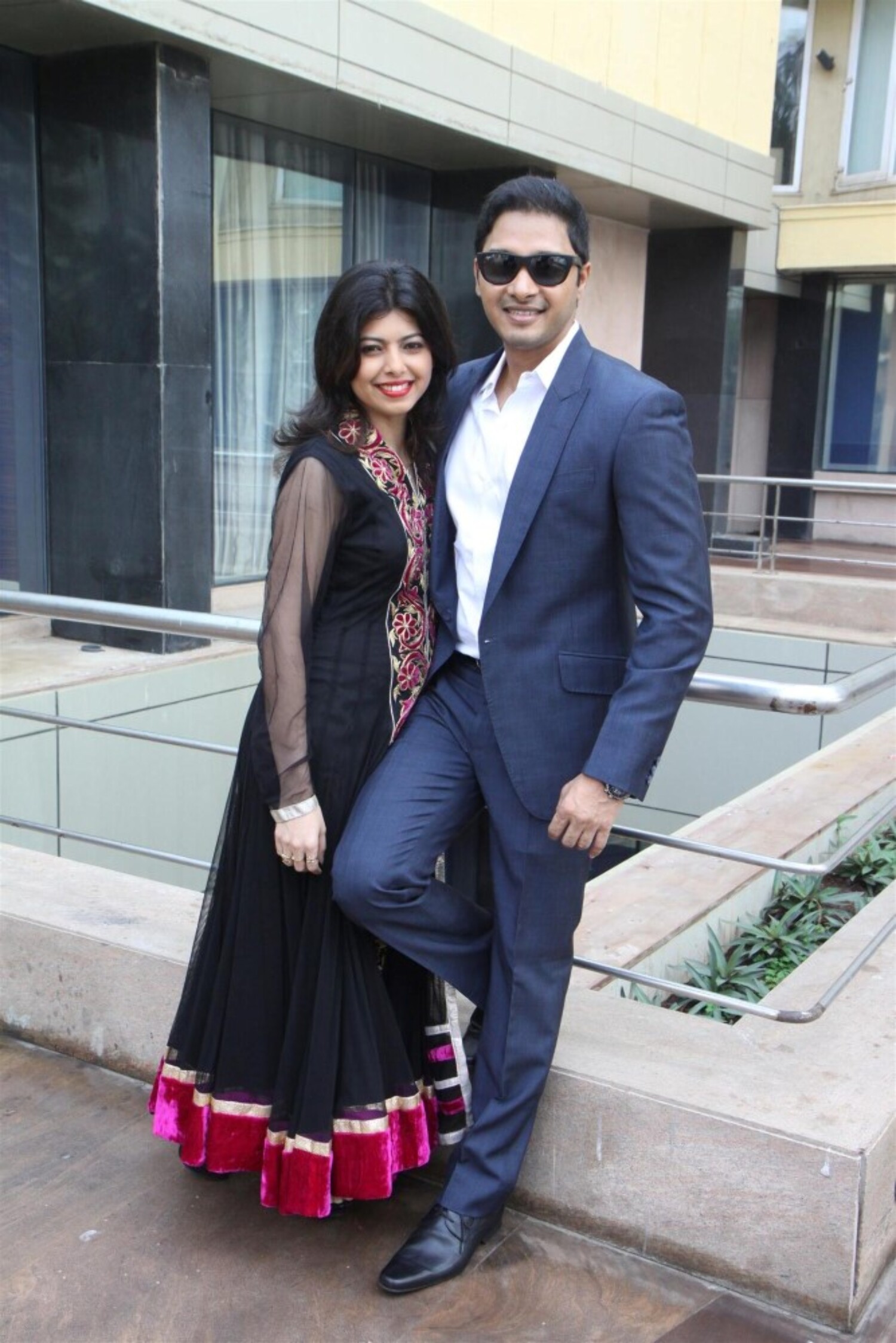 Shreyas Talpade With Wife Deepti Talpade At Launch Of His Second Home ...