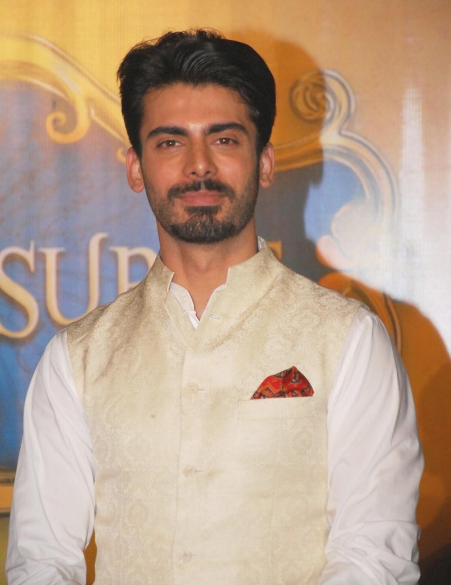 Pakistani Actor Fawad Khan At Film KHOOBSURAT Trailer Launch In Mumbai ...