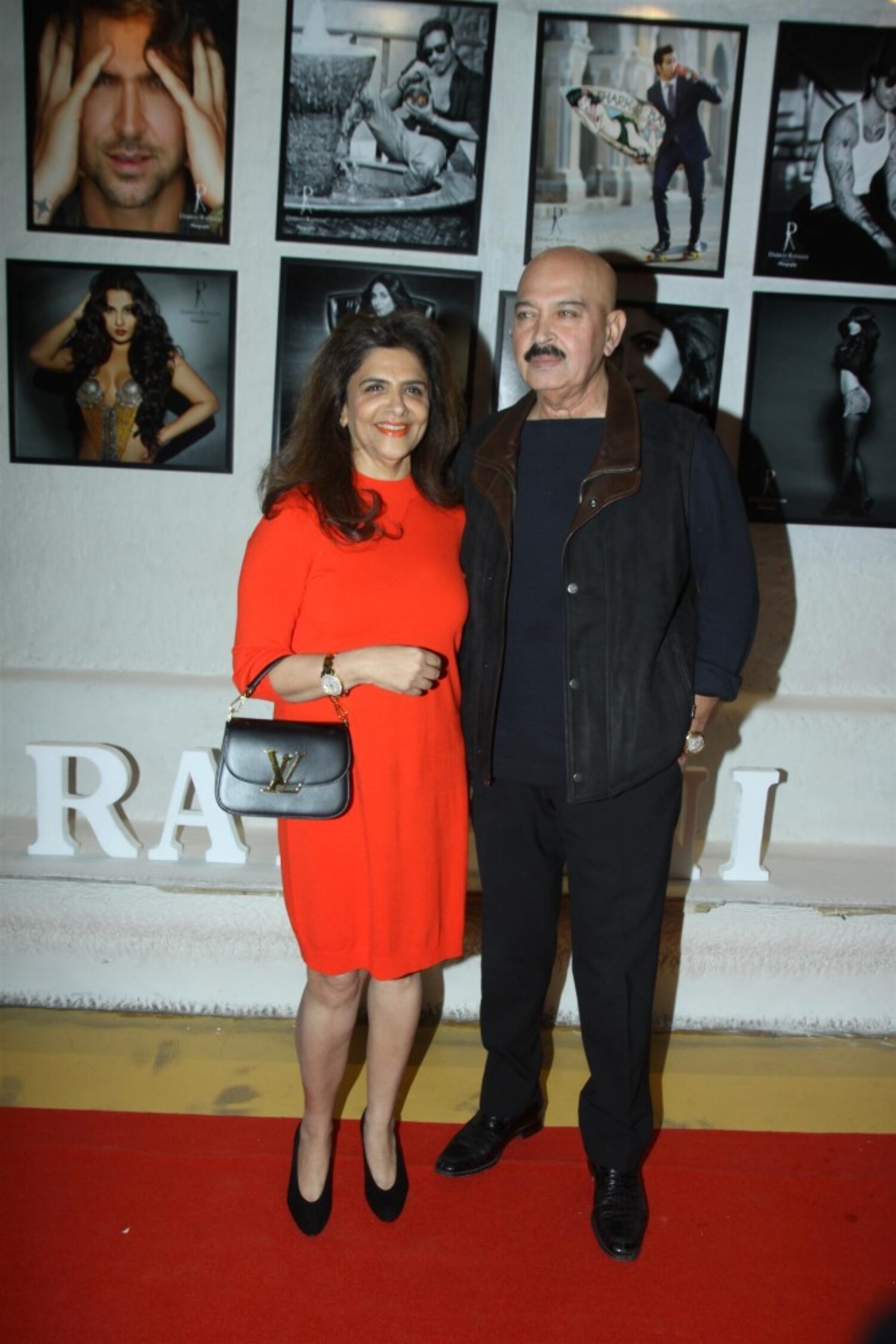 Rakesh Roshan with wife Pinky Roshan at the launch of Dabboo Ratnani s