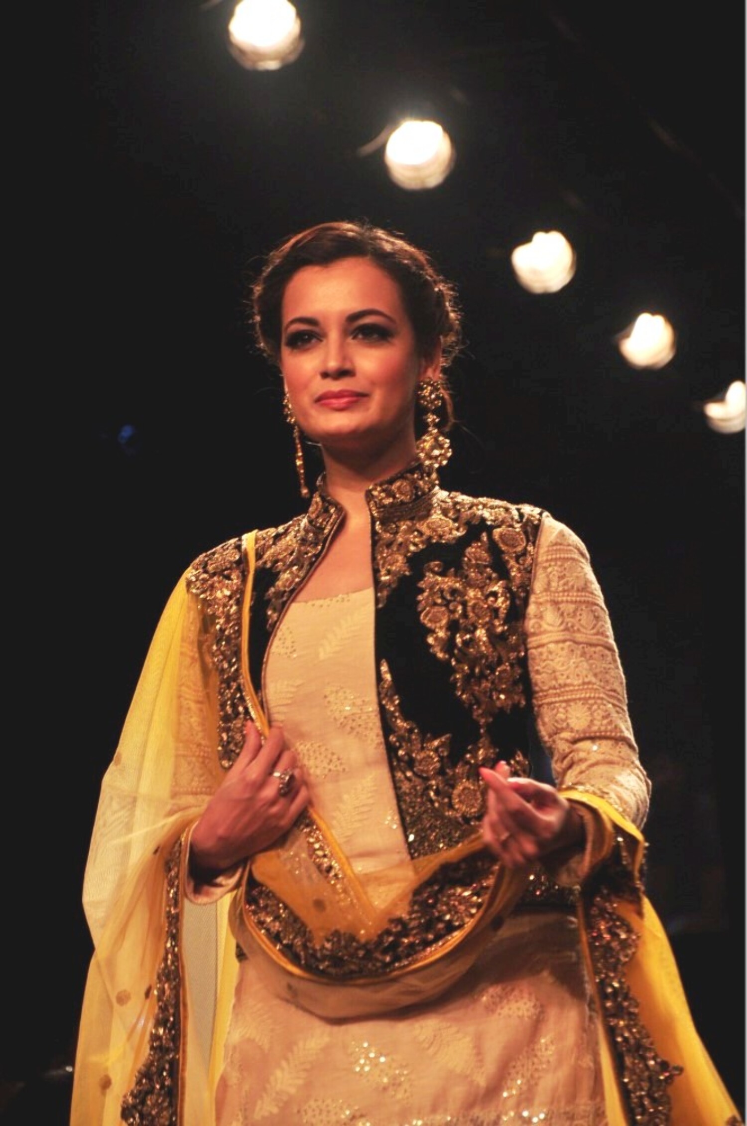 Dia Mirza walks the ramp for Vikram Phadnis show at LFW Winter Festive