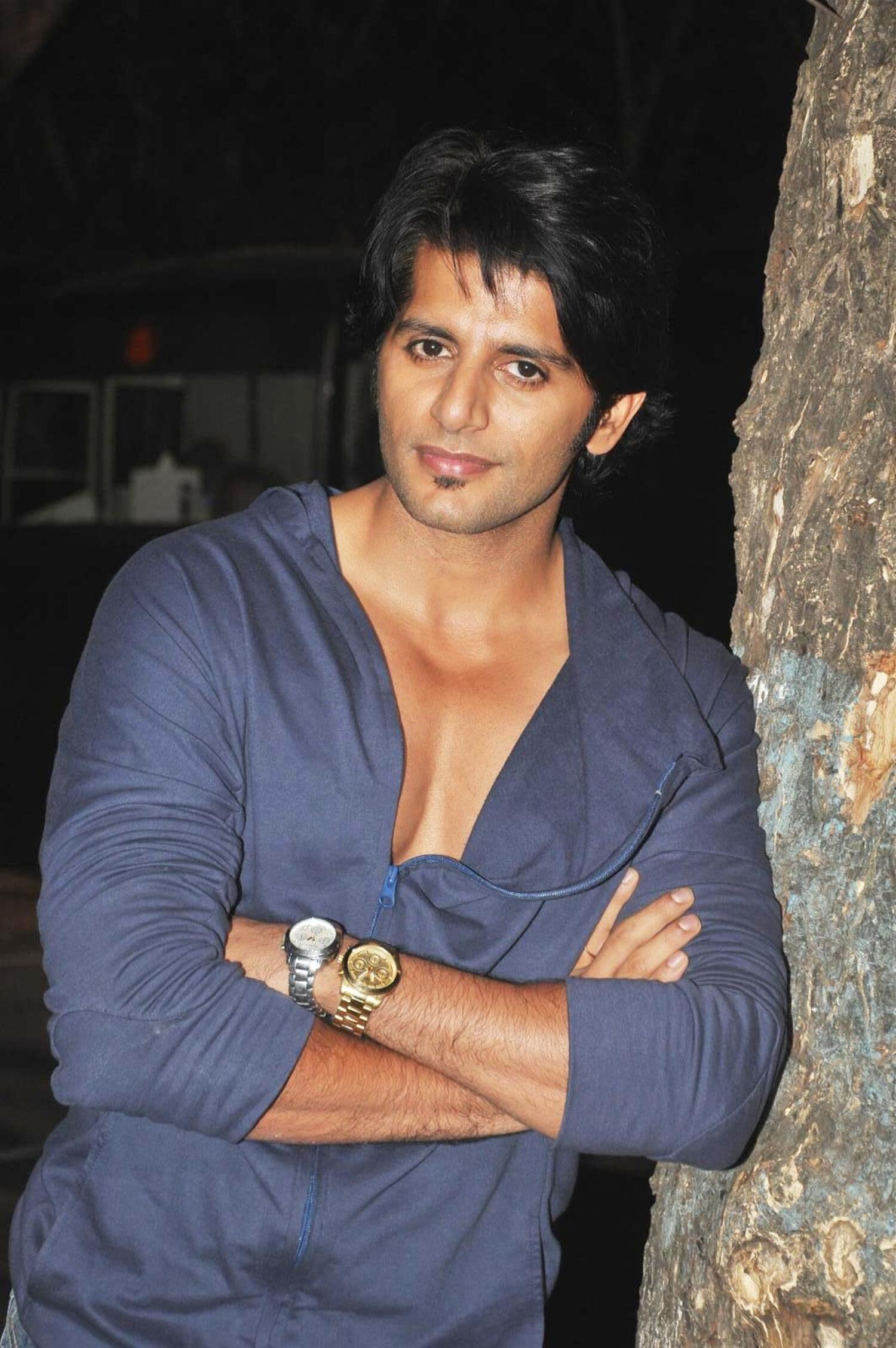 Karanvir Bohra on the shooting sets of film Mumbai 125 KMS in Filmcity