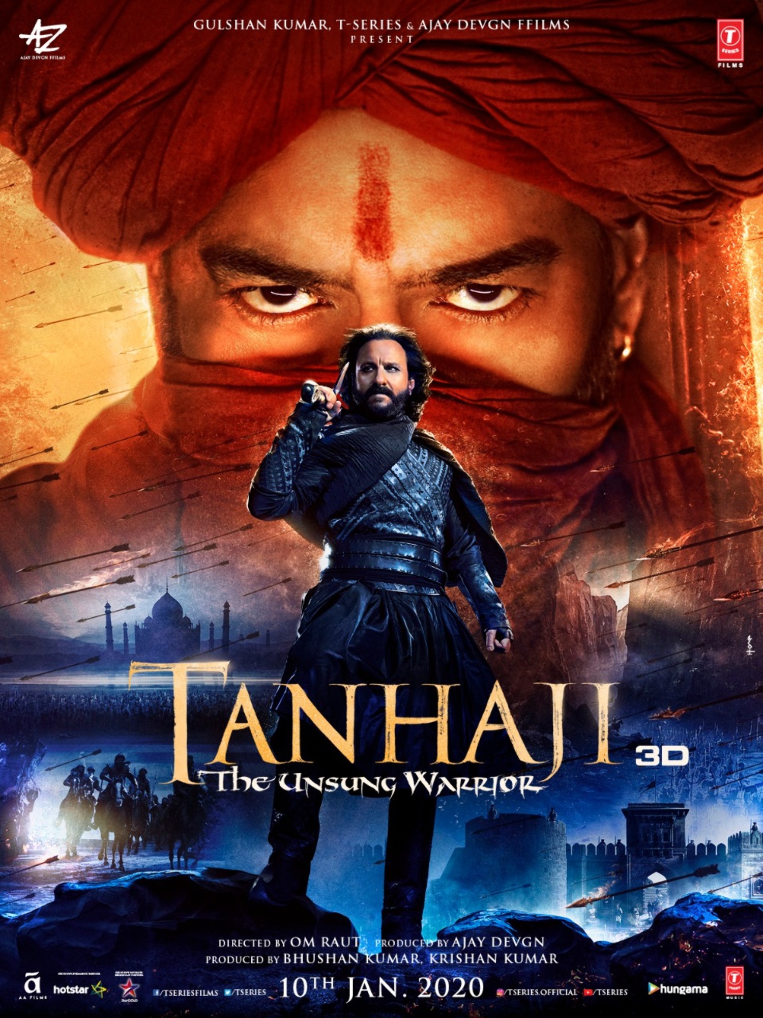 Ajay Devgn Saif Ali Khan Starrer Tanhaji The Unsung Warrior Movie