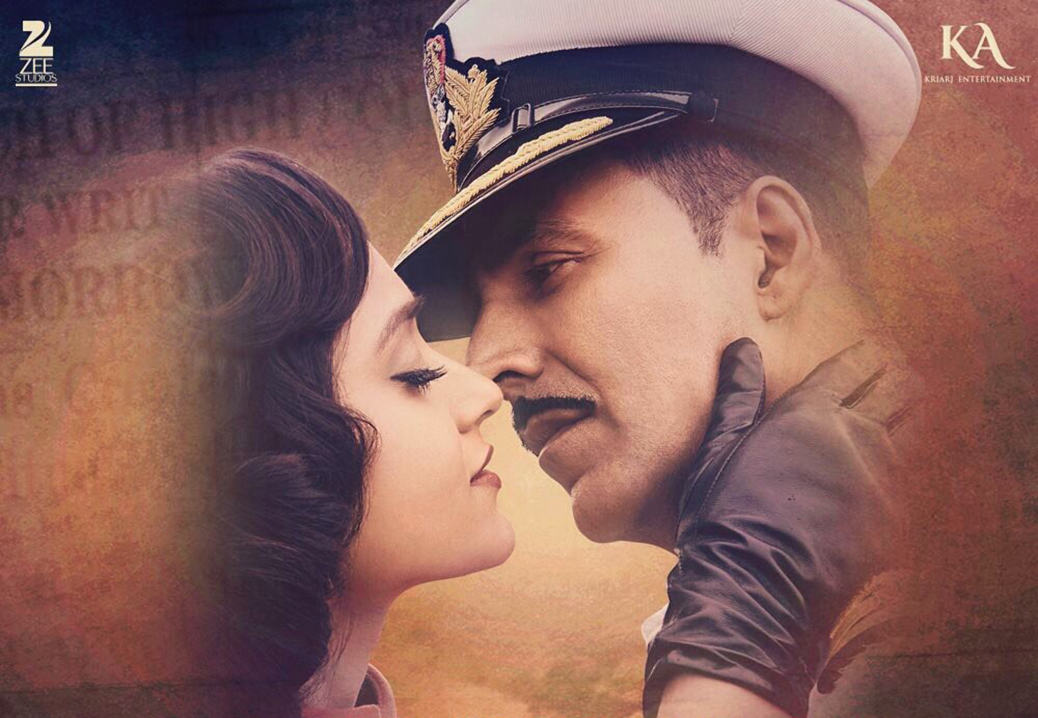 Ileana D Cruz Akshay Kumar Rustom Movie Poster Ileana