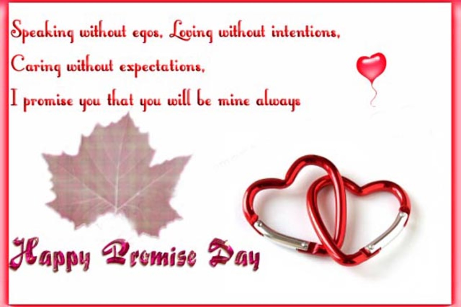 Happy Promise Day Wishes Card : happy promise day - photo 10 from album
