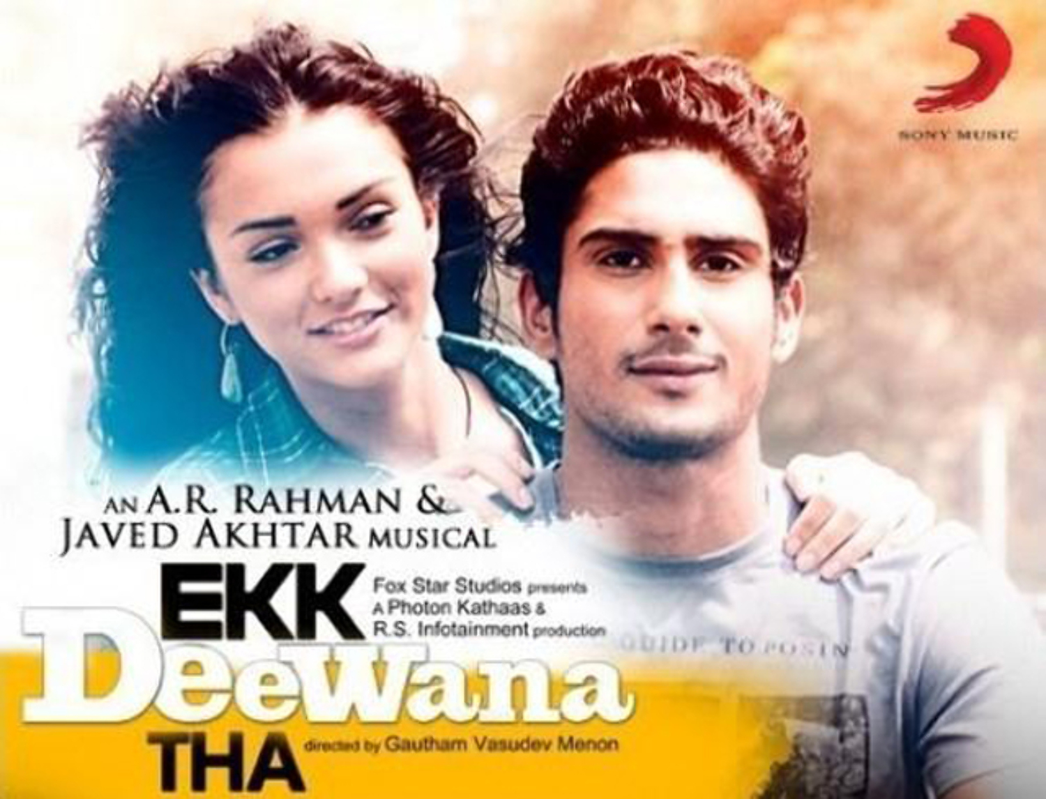 Prateik Babbar and Amy Jackson Ek Deewana Tha Movie Poster ek deewana