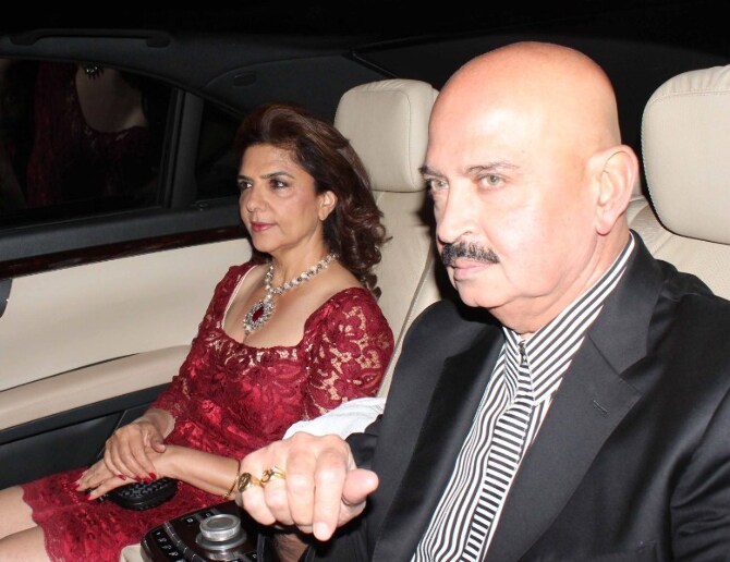 Filmmaker Rakesh Roshan with wife Pinky Roshan at Anil Ambani hosted ... image