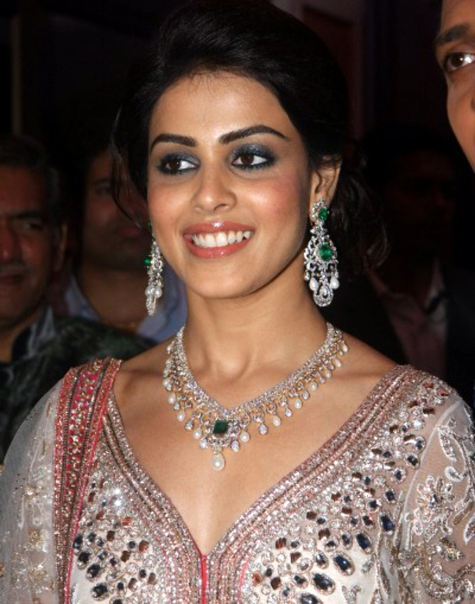 Wedding Ceremony  on Genelia Dsouza At Her Wedding Sangeet Ceremony At Hotel Taj Lands End