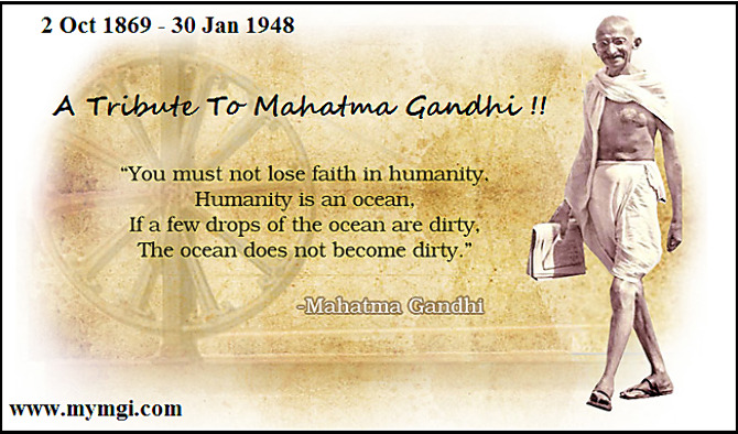 Gandhi jayanti essay