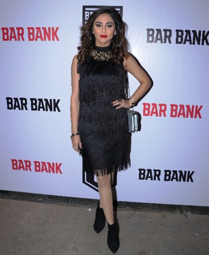 Krystal d souza spotted at an exclusive event hosted by Restaurateur Mihir Desai and Kedar Gawade at Bar Bank in Juhu  1 