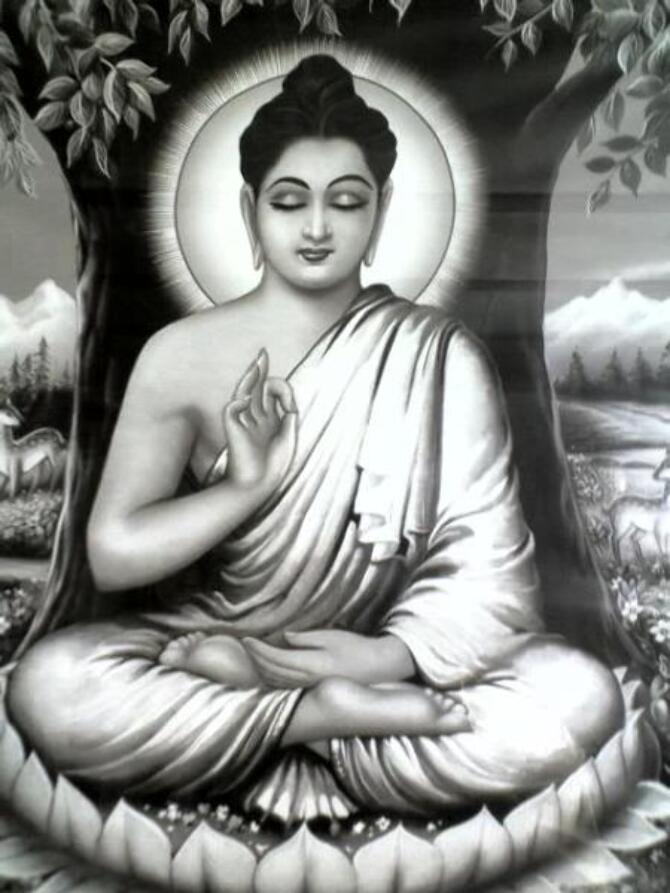 BUDDHA BLACK WHITE jpg : god s on Rediff Pages