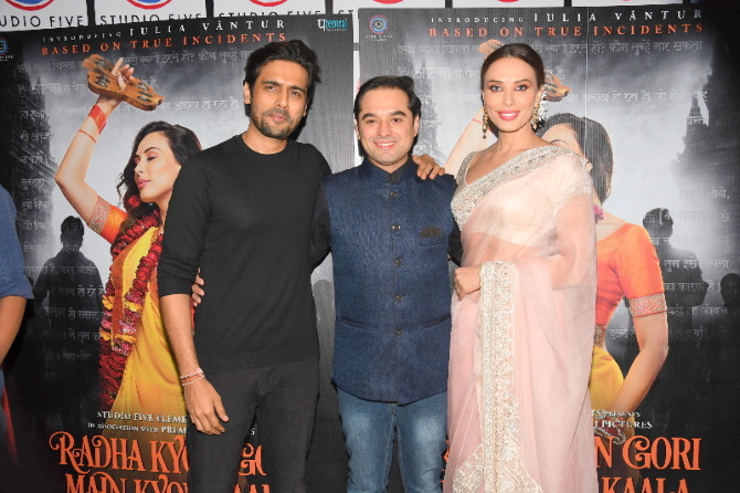 Arjun N. Kapoor with Prem soni and Lulia Vantur