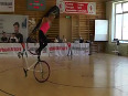 Girl Bicycle Gymnastics Skills