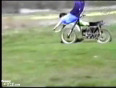 girl crashes on bike