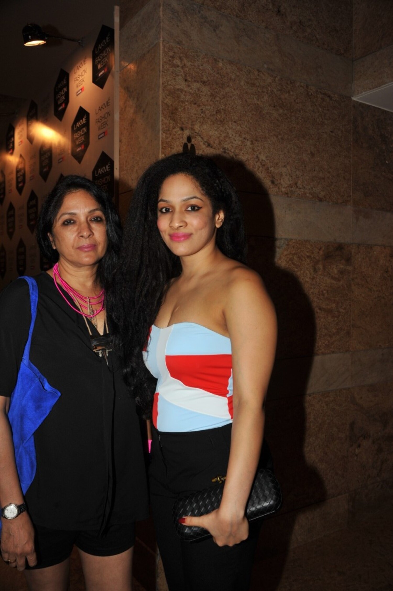 Neena Gupta with daughter Masabah on Day 4 of LFW Winter Festive 2012 ...