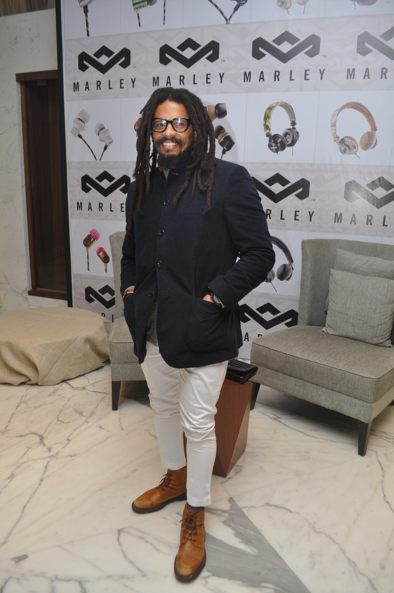 Singer Bob Marley s son Rohan Marley at HOUSE OF MARLEY launch in ...