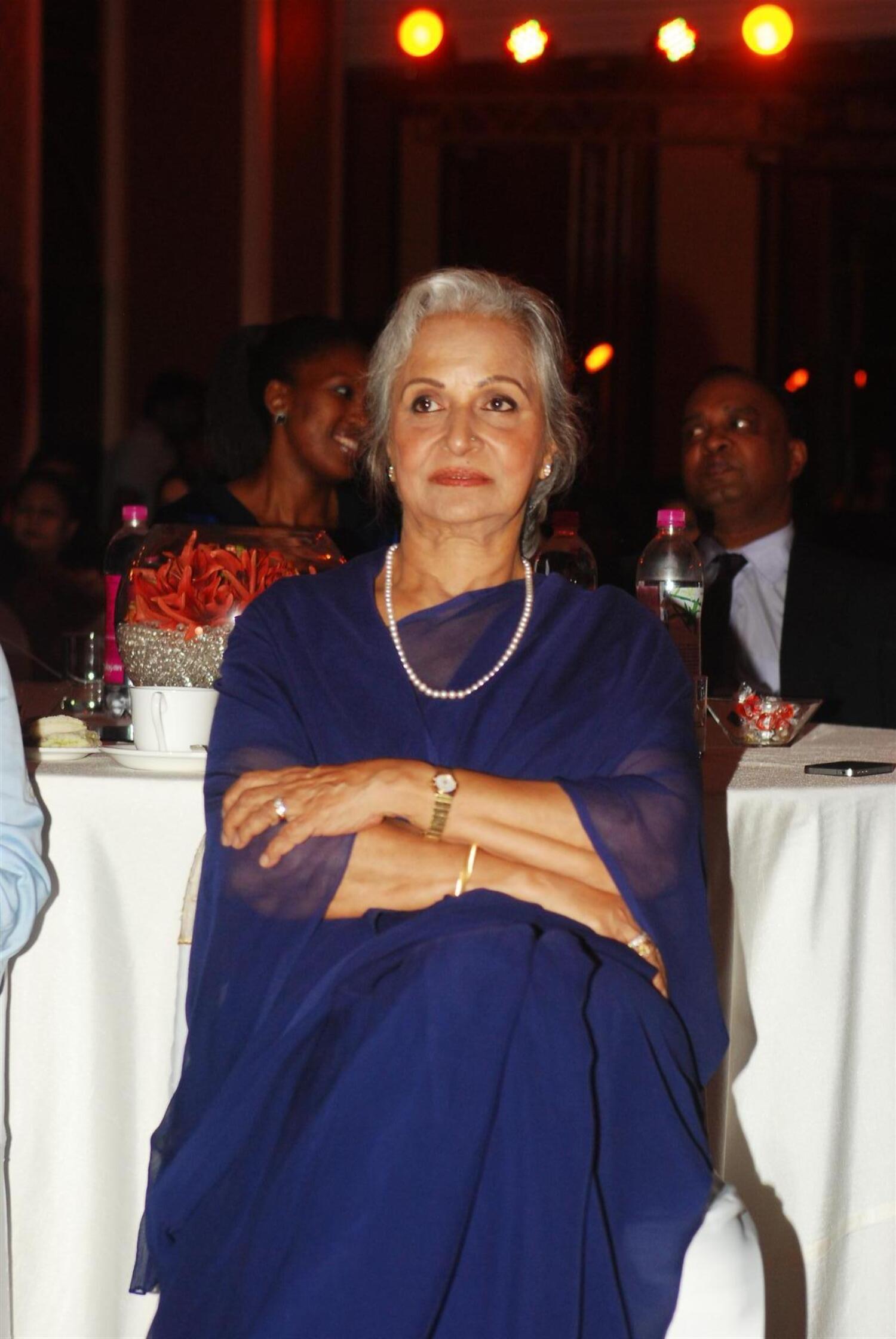 Veteran actress Waheeda Rehman at the curtain raiser of South Afria ...